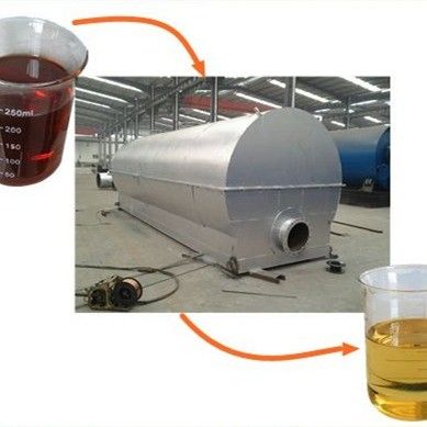 D1200*3000mm Mini refinaria de petróleo bruto Estação de destilação de petróleo para diesel e gasolina