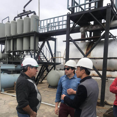 Máquina de reciclagem de óleo de 16 kW para refinaria de petróleo bruto D2000*4000mm