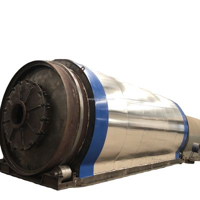 Máquina de pirólise contínua a carvão para pneus de resíduos de óleo de plástico lama de alumínio