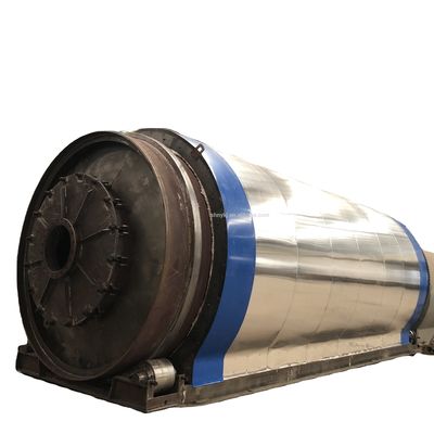 15.5kw Sistema de pirólise e destilação para reciclagem de pneus velhos