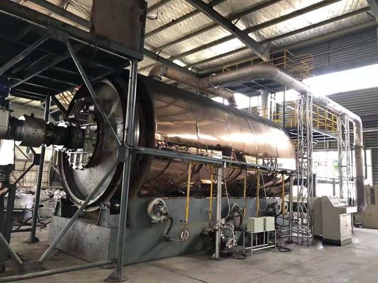 15.5kw Sistema de pirólise e destilação para reciclagem de pneus velhos