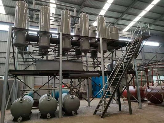 Máquina de destilação contínua de óleo mini totalmente automática para mineração de energia Capacidade 30 kg