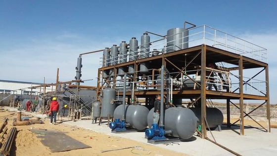 2200 mm de diâmetro Equipamento de refino de óleo residual para diesel para produção de óleo base diesel