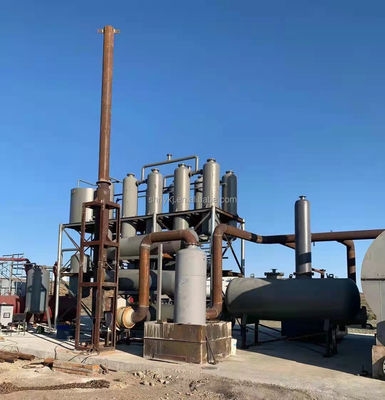 D1600*3500mm Máquina de destilação de regeneração de óleo residual para renovação de combustível diesel