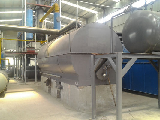 Sistema de refino de óleo usado para reciclagem de óleo de motor negro
