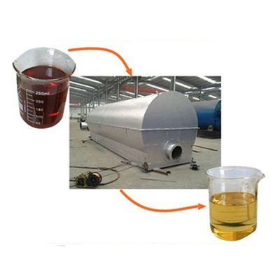 Reciclagem de óleo residual a vácuo para estação de destilação de diesel 7,2-9 toneladas de produção em 24 horas