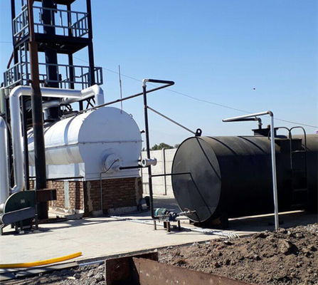 16KW de alta capacidade Resíduos de óleo bruto Óleo de motor usado Óleo de motor Máquina de refino de óleo para diesel