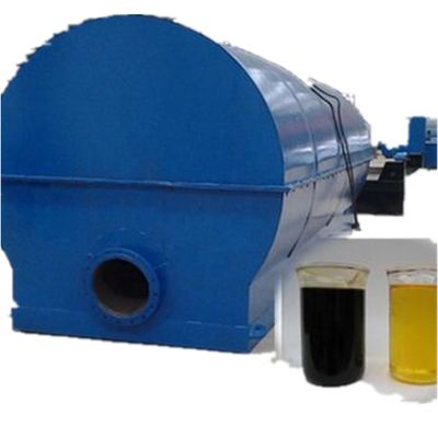 Dimensão de hospedeiro D1200*3000 mm Refinaria de óleo de motor a pequena escala para reciclagem de diesel