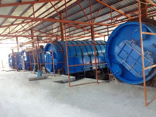 Máquina de pirólise de reciclagem de resíduos de alta capacidade de 15,5 kW para extração de energia do óleo combustível