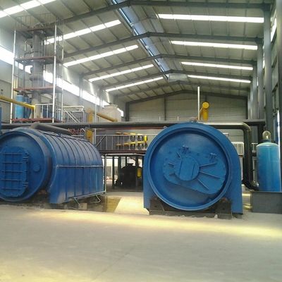 Máquina de pirólise de reciclagem de resíduos de alta capacidade de 15,5 kW para extração de energia do óleo combustível