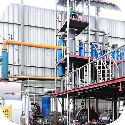 30 kg Estação de destilação de reciclagem de óleo de motor usado de alto fluxo com sistema de vácuo