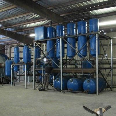 Máquina de destilação contínua de refinaria de diesel para óleo de petróleo bruto a 380v/50hz