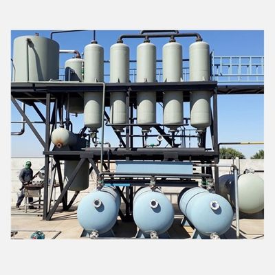 16kw Refinaria de óleo de motor de alta capacidade para máquinas a diesel 2.2*5.5m Dimensões