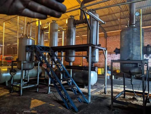 Tecnologia revolucionária, planta de destilação de óleo residual para produzir diesel e óleo básico