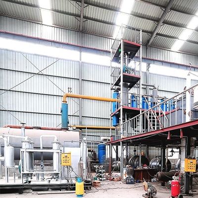 Reciclar óleo residual de motor em diesel e óleo base com equipamento de destilação de 380v/50hz