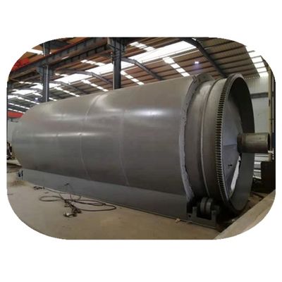 Transformação de resíduos em combustível petrolífero Batch de energia Máquina de pirólise rotativa para reciclagem