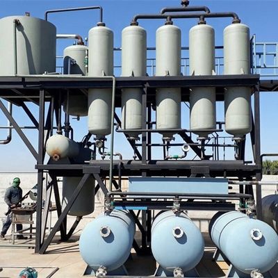 Reciclar óleo residual de motor em diesel e óleo base com equipamento de destilação de 380v/50hz