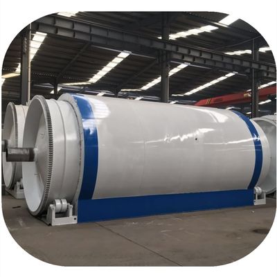 Q245R Máquina de conversão de plástico em diesel de reactor de caldeira de aço com capacidade de 10 toneladas