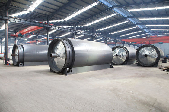 Q245R Máquina de conversão de plástico em diesel de reactor de caldeira de aço com capacidade de 10 toneladas