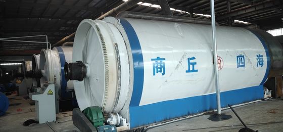 Q245R Máquina de conversão de plástico em diesel de reactor de caldeira de aço com capacidade de 10 toneladas