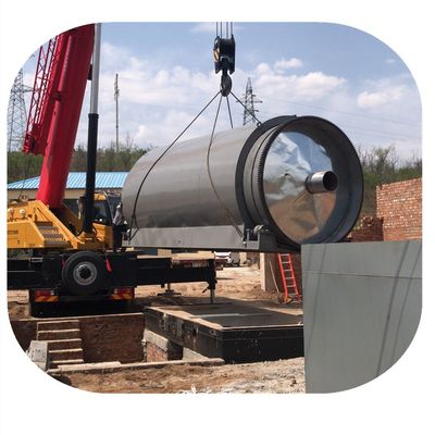 Q245R Máquina de pirólise de materiais de aço para a conversão de resíduos em energia de combustível