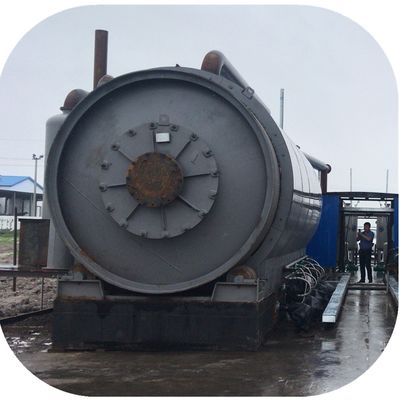 Q245R Máquina de pirólise de materiais de aço para a conversão de resíduos em energia de combustível