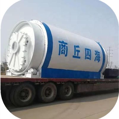 Q245R Máquina de pirólise de materiais de aço para a conversão de resíduos em energia de combustível