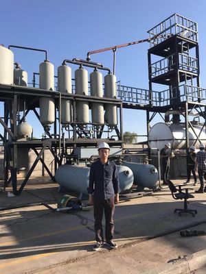 Manutenção e reparação de campo para 30000 kg de petróleo bruto para o processo de gasolina