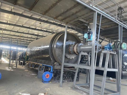 Função de reciclagem de resíduos Instalação de pirólise de resíduos de pneus e plásticos para óleo combustível