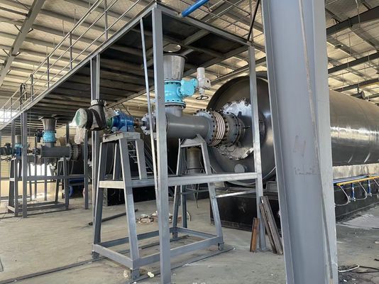 Reator de reciclagem de pneus de 10 t/dia Equipamento de pirólise de óleo combustível Aplicação versátil