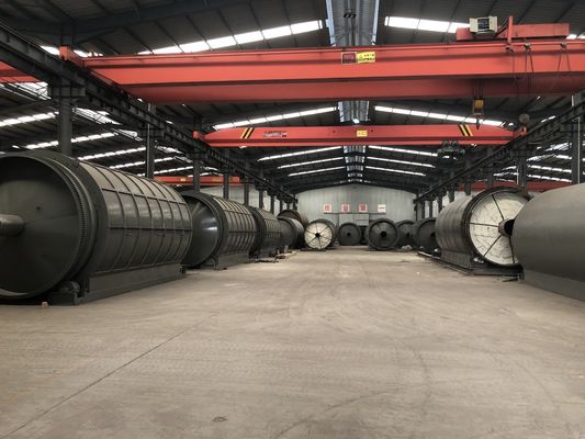 Máquina de pirólise para reciclagem de óleo de combustível a partir de pneus de plástico de resíduos superiores