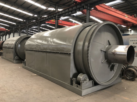 Máquina de pirólise para reciclagem de óleo de combustível a partir de pneus de plástico de resíduos superiores