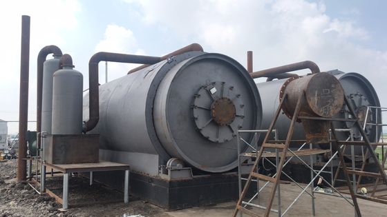 17Máquina de reciclagem de pneus de óleo de pirólise de potência de 0,5 kW com alto rendimento de óleo