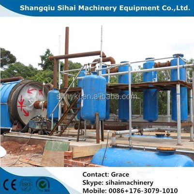 Mineração de energia 12 toneladas de sucata de pneus planta de pirólise Q245R caldeira material do reator de aço