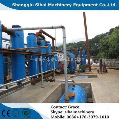 Mineração de energia 12 toneladas de sucata de pneus planta de pirólise Q245R caldeira material do reator de aço