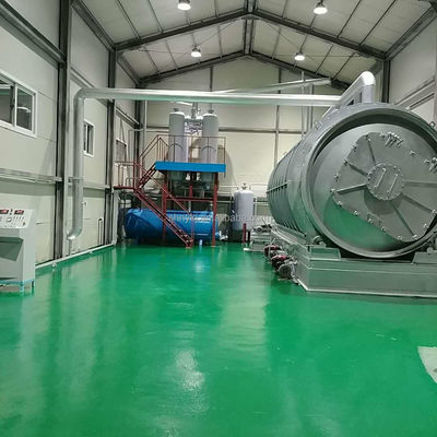 Máquina de reciclagem de pneus de plástico de matéria-prima para conversão de óleo de pirólise