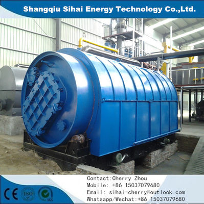 Capacidade de equipamento de mineração de energia 10 toneladas de pneus de borracha usados para planta de reciclagem de óleo combustível