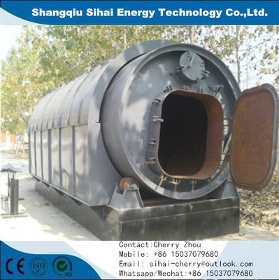Capacidade de equipamento de mineração de energia 10 toneladas de pneus de borracha usados para planta de reciclagem de óleo combustível