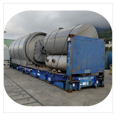 30000 kg de peso de resíduos de pneus para planta de pirólise de óleo combustível para uma solução ecológica