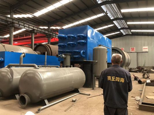 Máquina de reciclagem de pneus Pirólise de resíduos de pneus para linha de produção de óleo reciclagem de óleo