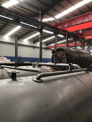 Capacidade 38 toneladas Linha de produção de óleo de resíduos de pneus de pirólise para 300 metros quadrados