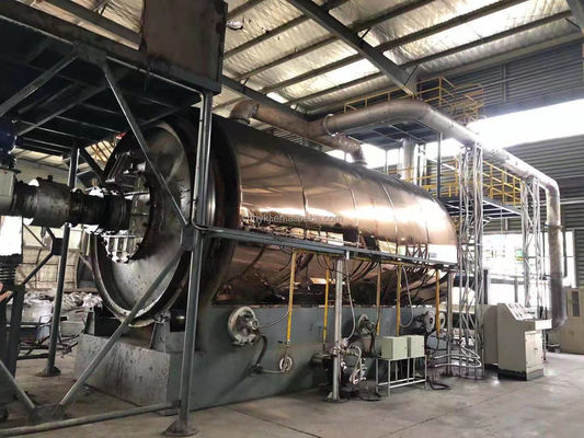 15 TPD Máquina de pirólise de óleo de pneus de resíduos para linha de produção de reciclagem de borracha em 2022