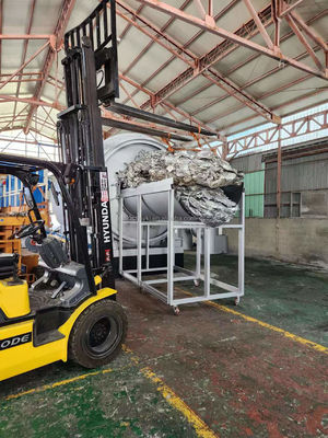 15 toneladas Capacidade de manuseio Linha de produção de reciclagem de óleo de borracha Máquinas de pirólise