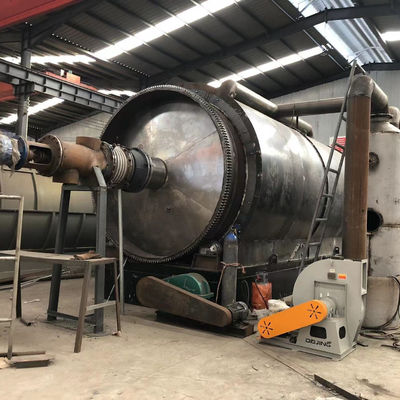 Refinamento de óleo combustível a partir de pequenos resíduos de pneus Máquina de pirólise com instalação gratuita