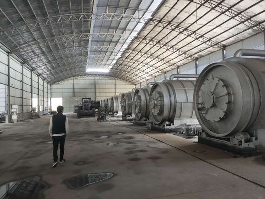 Equipamento de pirólise de capacidade de 10 T/dia para a conversão de plástico em combustível diesel
